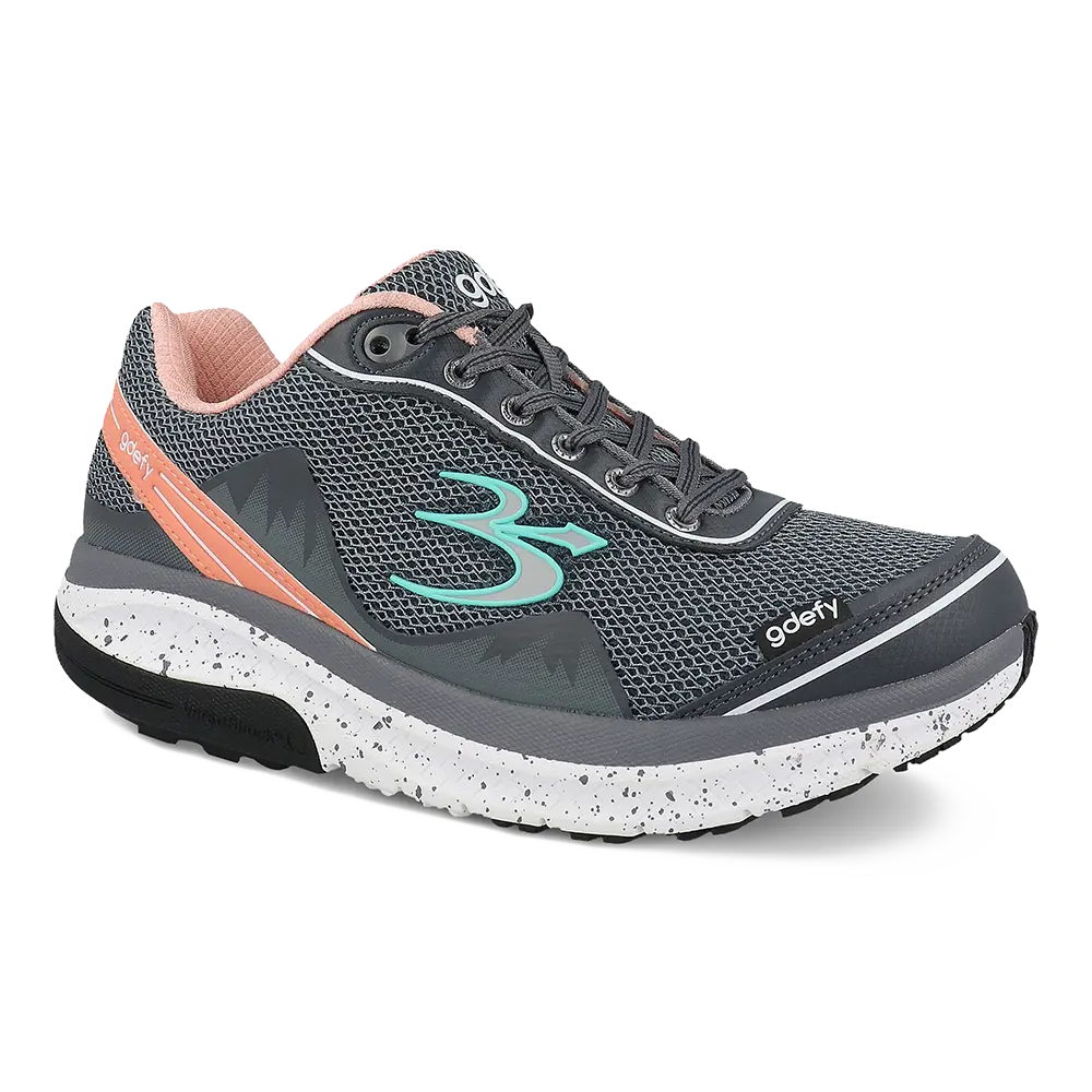 Mighty Walk sneaker with VersoShock technology and breathable mesh upper.