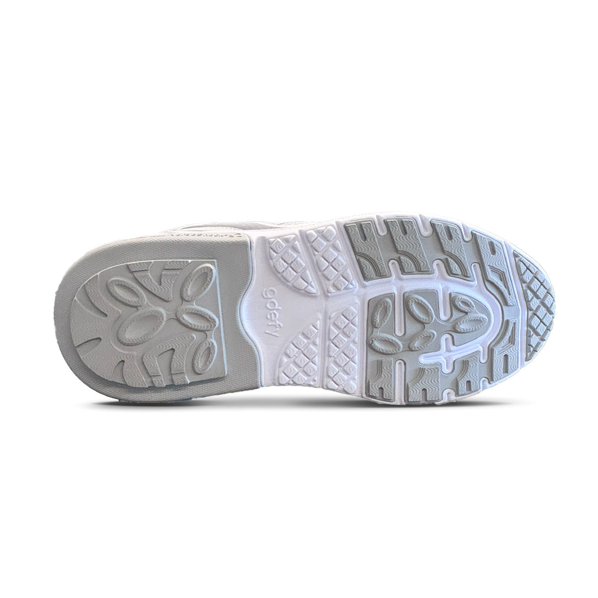 MightyWalk White Silver Slip On