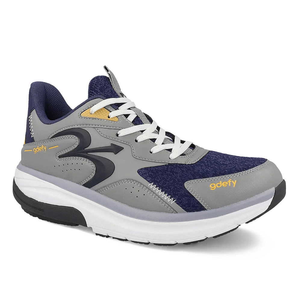 GDefy Gravity Defyer Energiya Sneakers Men\'s 14 Gray/Blue Hybrid VersoShock 48.5 Amazon.com | Gravity Defyer g-defy Energiya Cross Training  main image 2