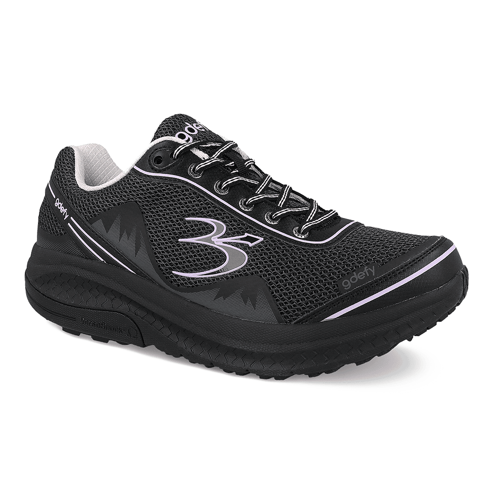 Buy Women's Mighty Walk Black & Purple – G-defy