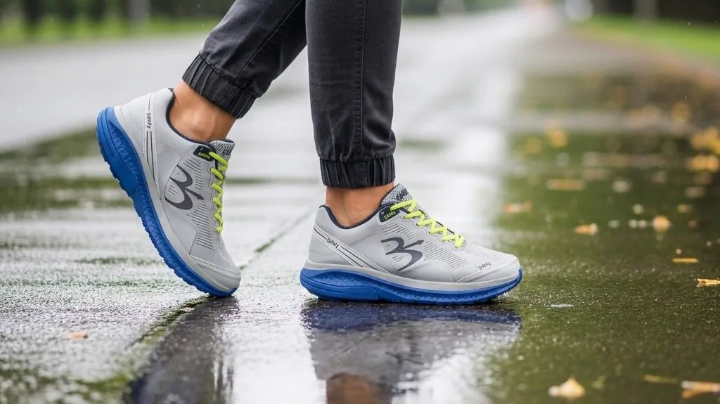 Walking in the Rain: How Wet Ground Changes Your Footing and Your Shoes