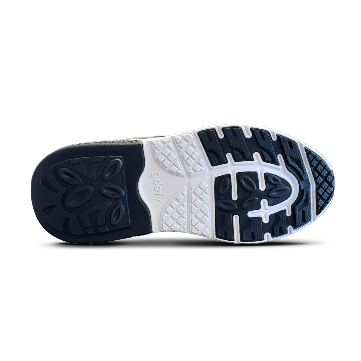 MightyWalk Gray Salmon Slip On