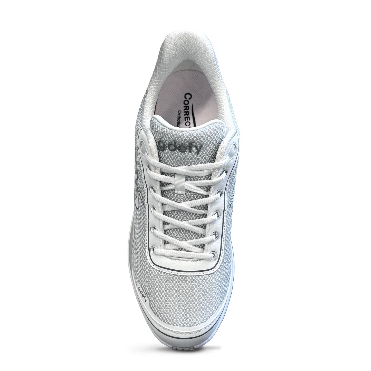 MightyWalk White Silver Slip On