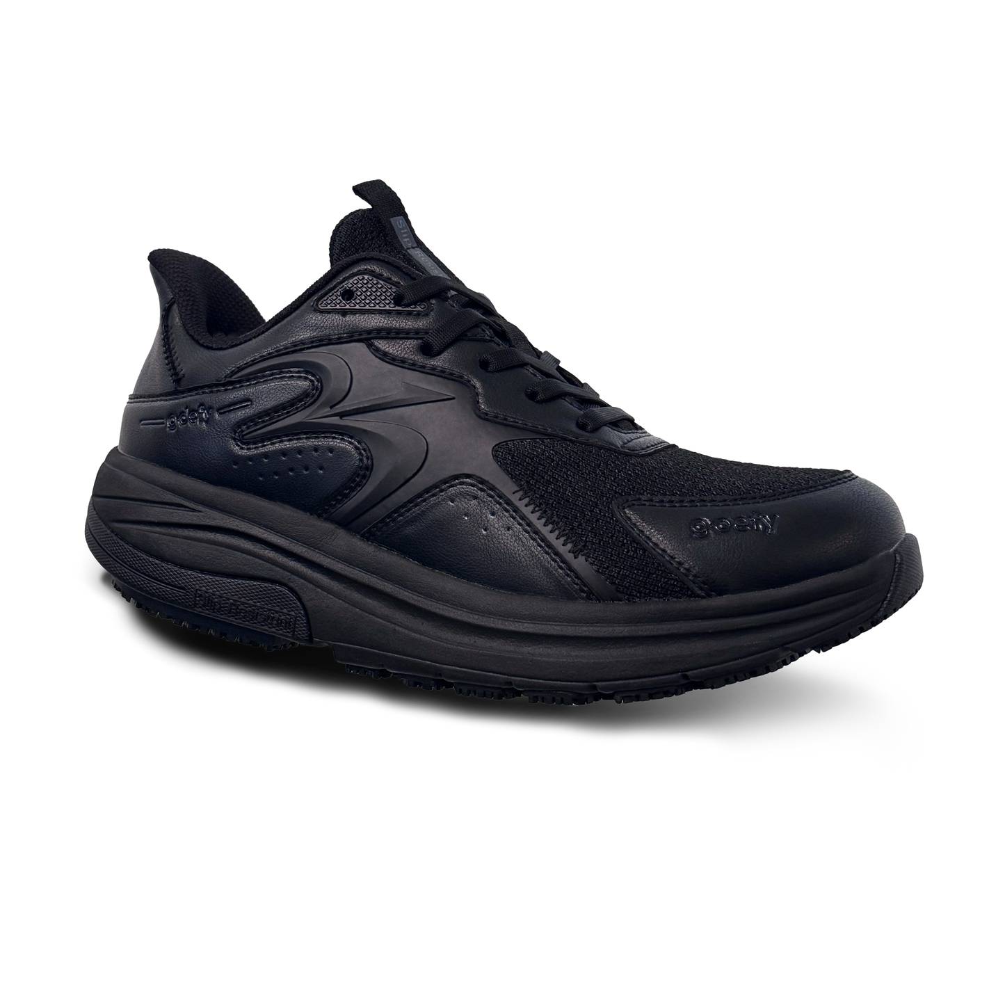 Men's Energiya Black Slip Resistant Slip On