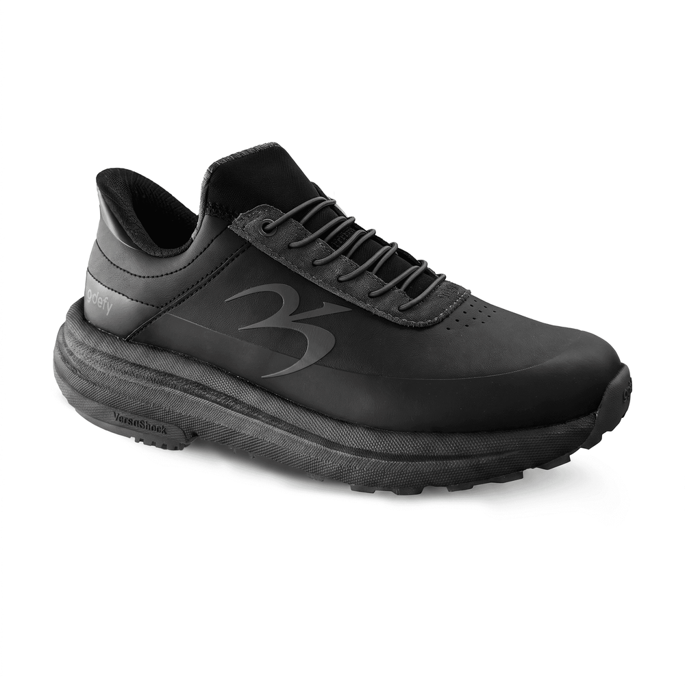 Women All Black QuantumWalk Slip-In Zero Hands