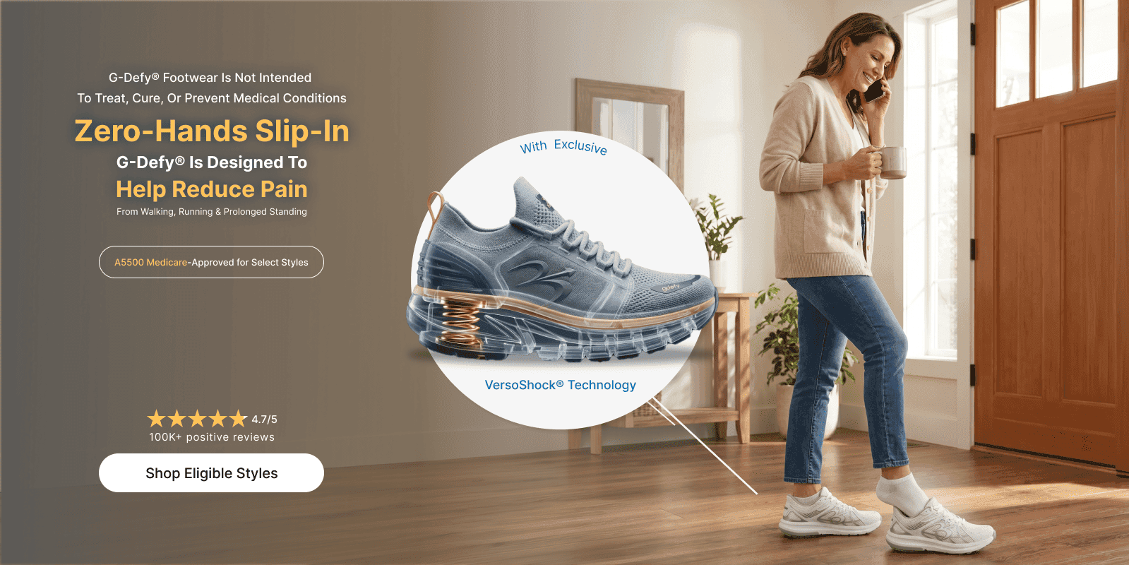 G-Defy HSA/FSA eligible footwear