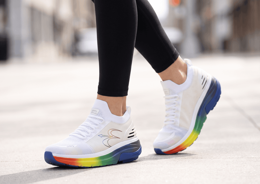 Women Mateem Women White/Rainbow lifestyle