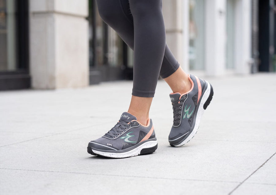 Women Mighty Walk Black/Peach lifestyle