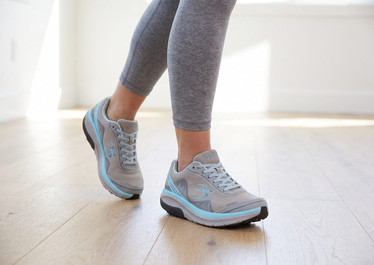 Women Mighty Walk Gray/Blue lifestyle