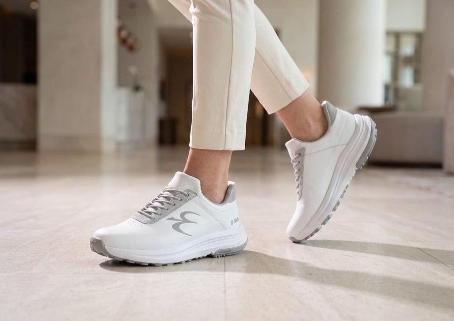 Women White QuantumWalk Slip-In Zero Hands White lifestyle