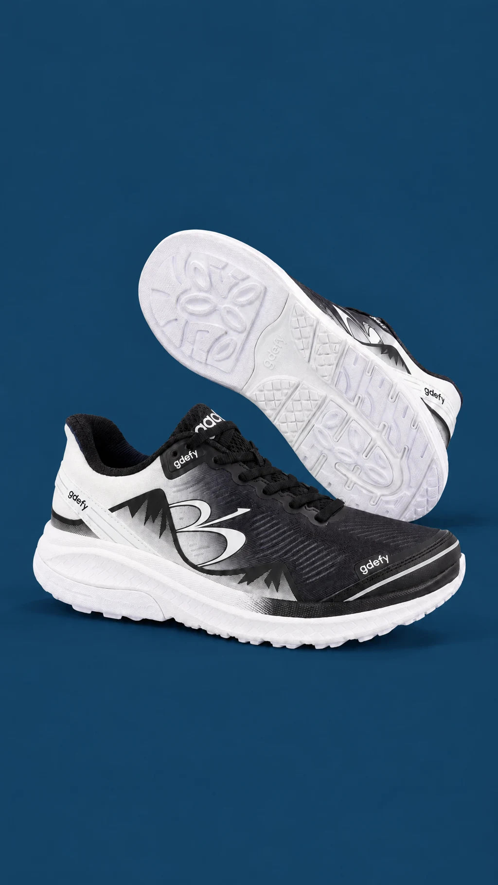 MightyWalk Ombre shoe and traction-focused outsole
